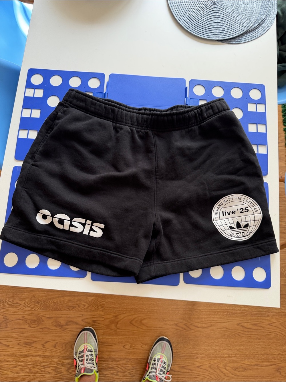Oasis Black Athletic Logo men’s sweat Shorts
